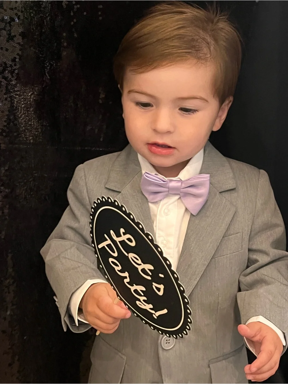 Azazie Lilac Bow Ties for Kids - Set of Three